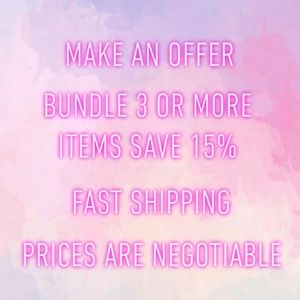 Accepting all reasonable offers! 💜